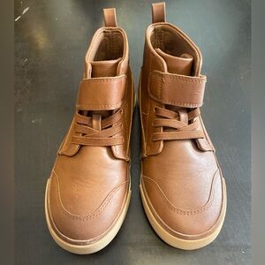 Wonder Nation Tan Kids Boots with Strap